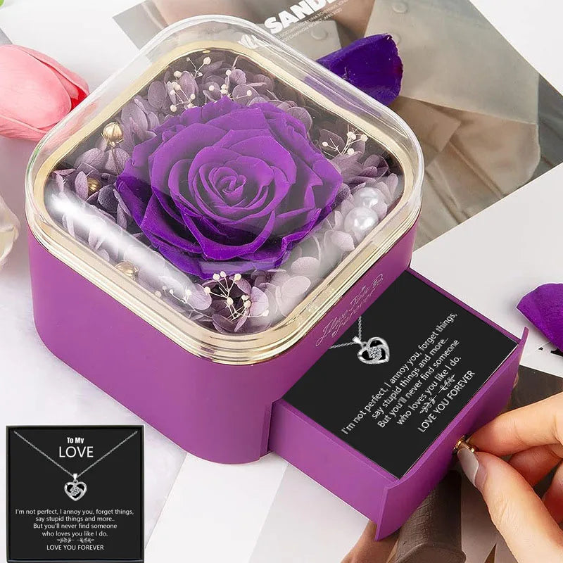 To My Love - Eternal Rose Jewelry Box