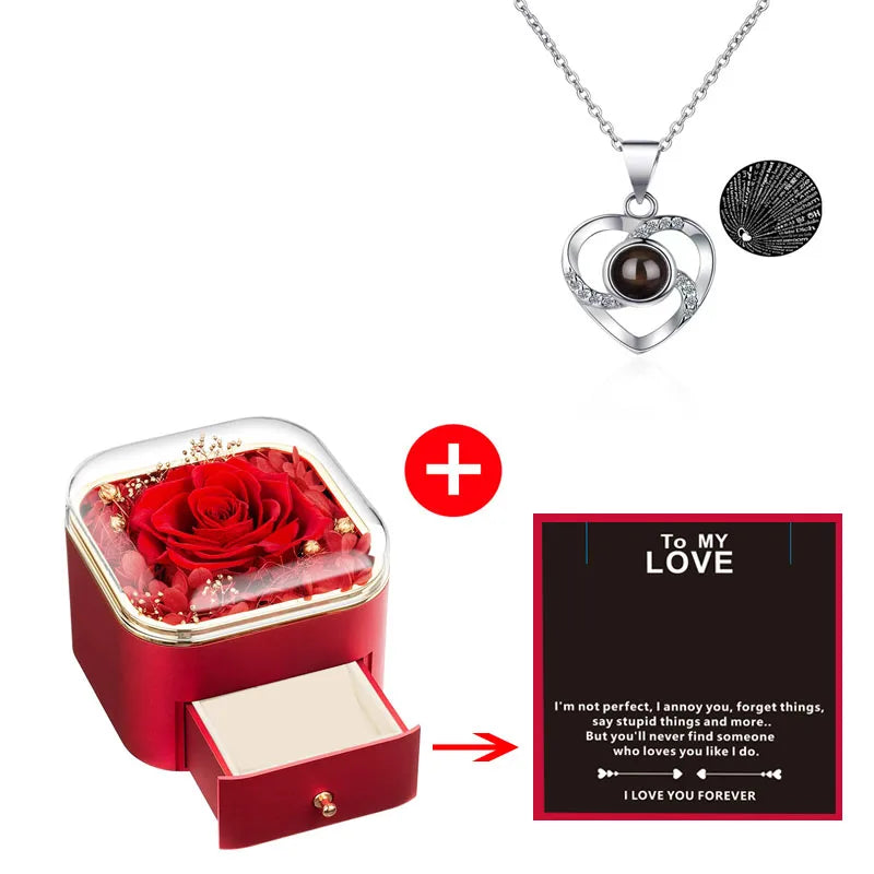To My Love - Eternal Rose Jewelry Box