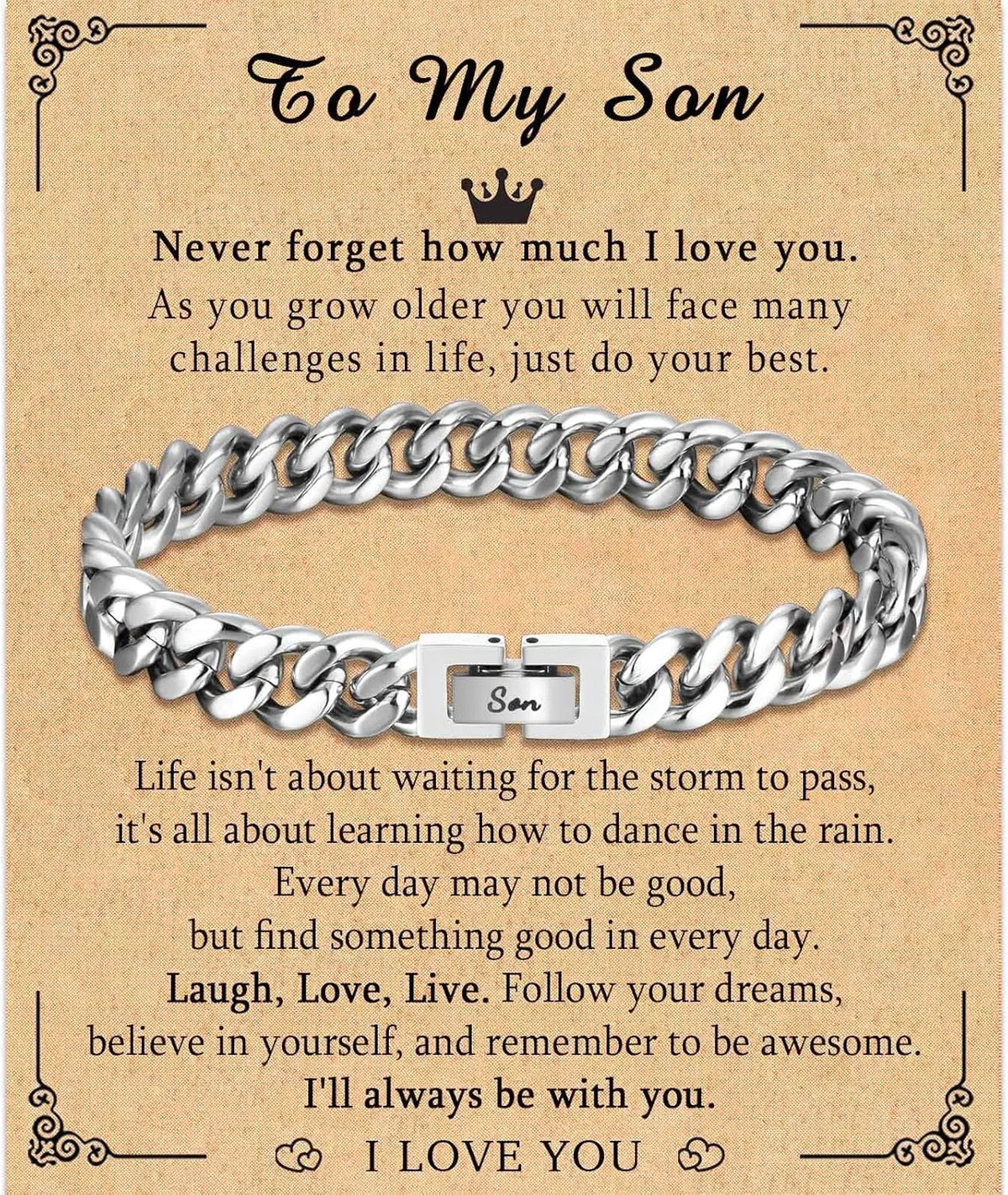 To My (Man/Dad/Boyfriend/Husband/Son)