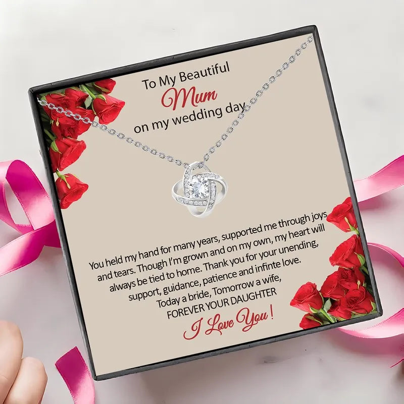 To My Beautiful Mum On My Wedding Day