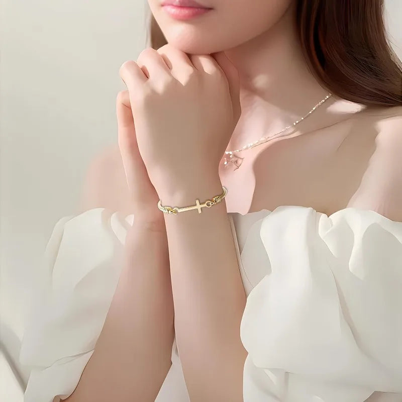 Cross Bracelet - Psalm 46:5