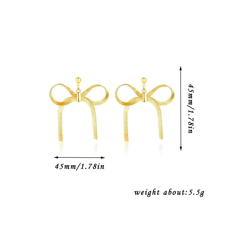Bowknot Stud Earrings