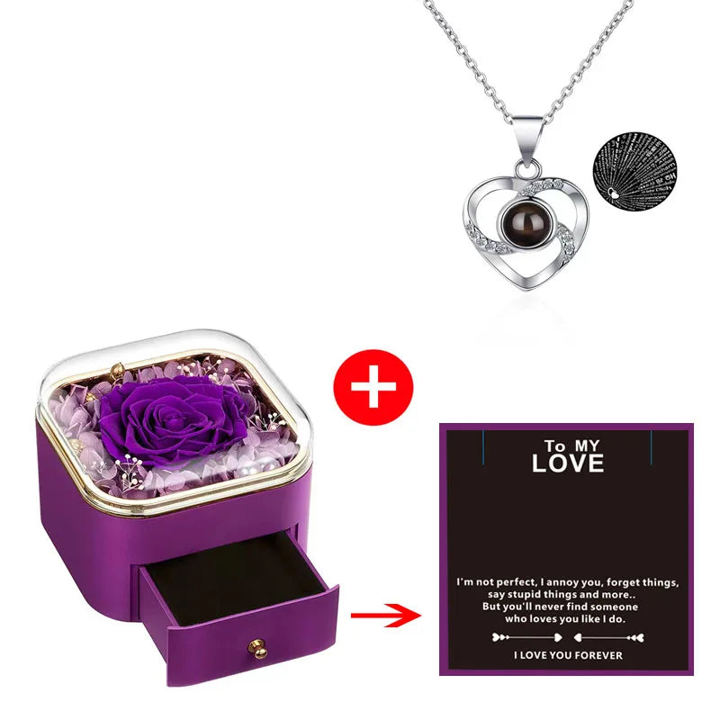 To My Love - Eternal Rose Jewelry Box