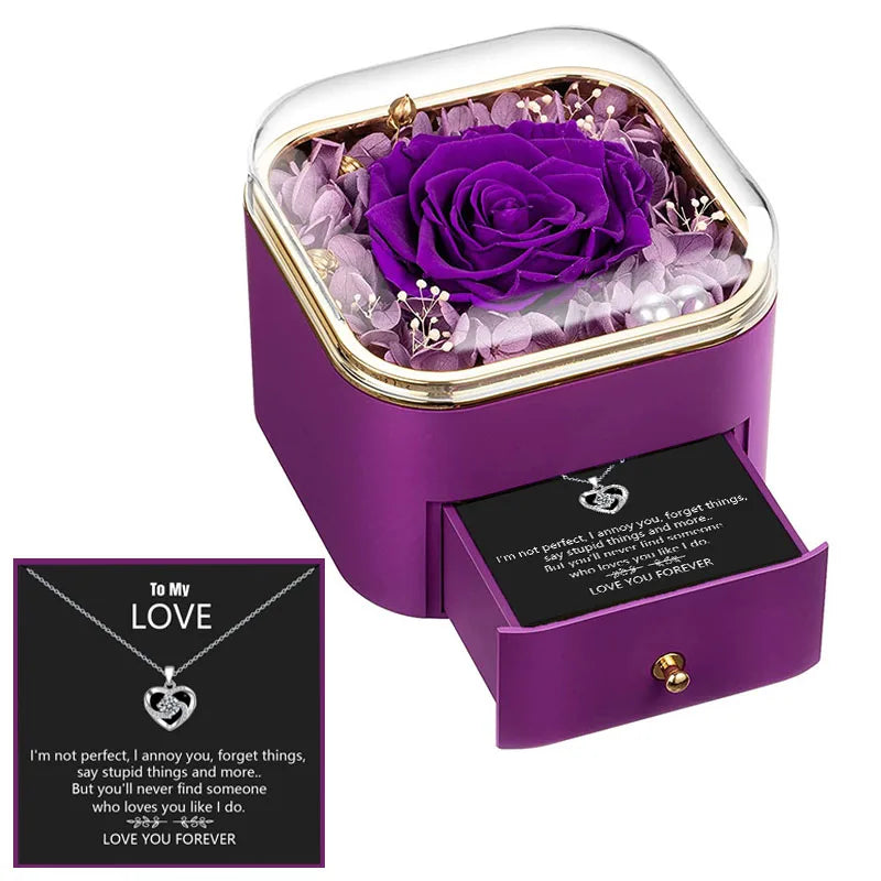 To My Love - Eternal Rose Jewelry Box