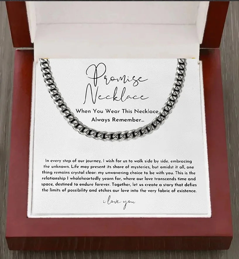 Promise Necklaces 18K Gold Plated