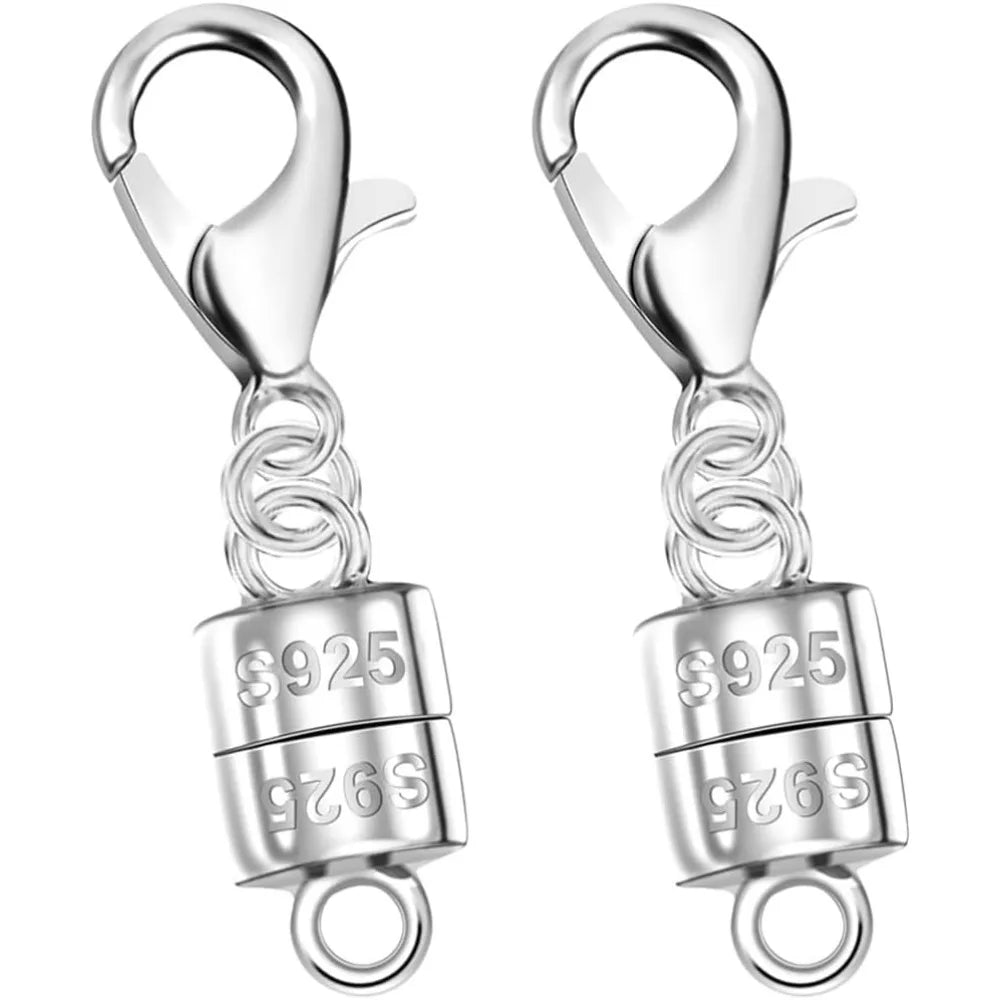 925 Sterling Silver Magnetic Jewelry Clasps