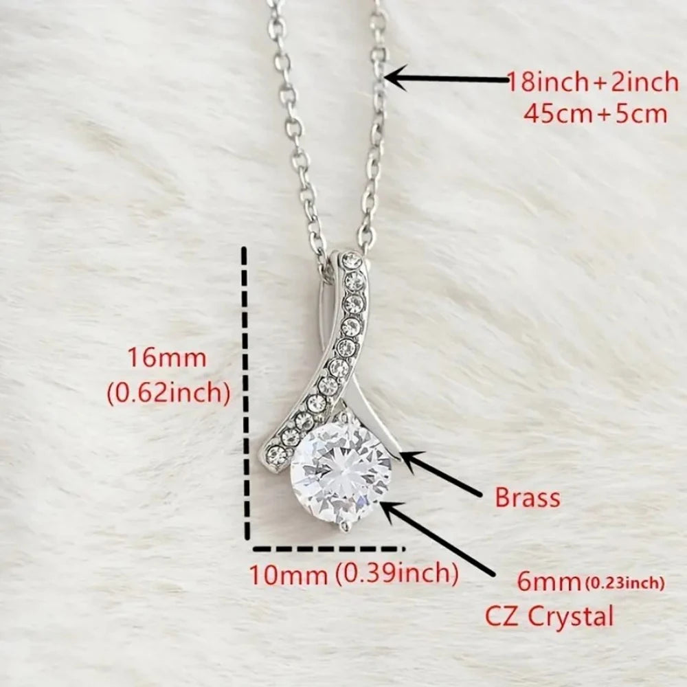 To My Beautiful Daughter Necklace