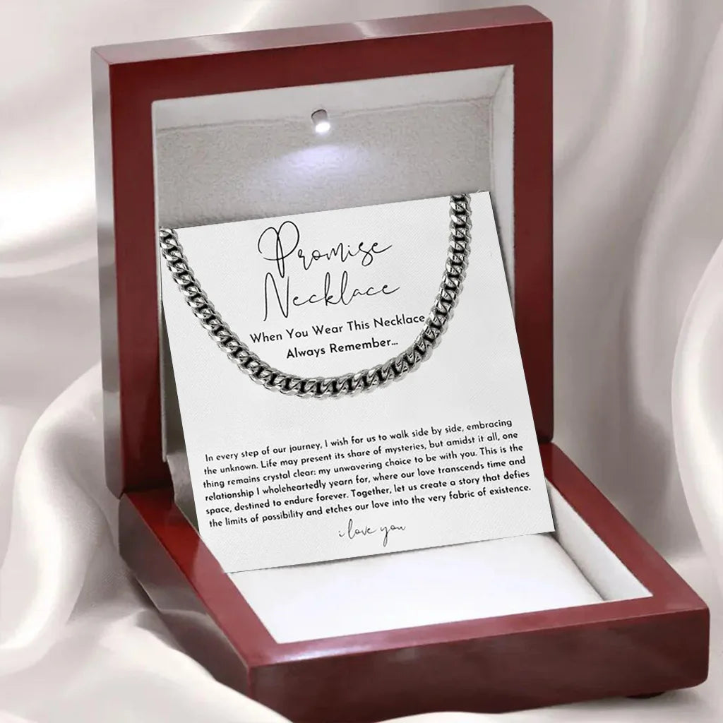 Promise Necklaces 18K Gold Plated