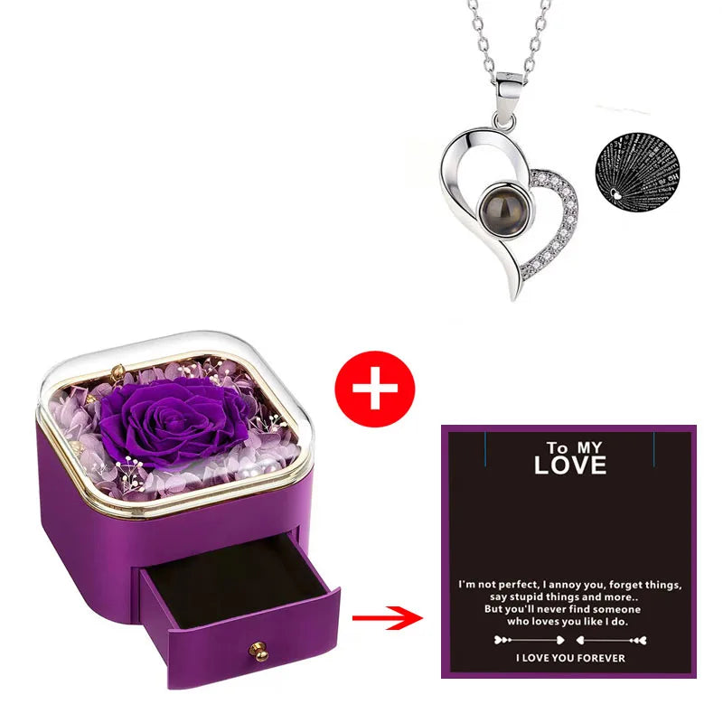 To My Love - Eternal Rose Jewelry Box
