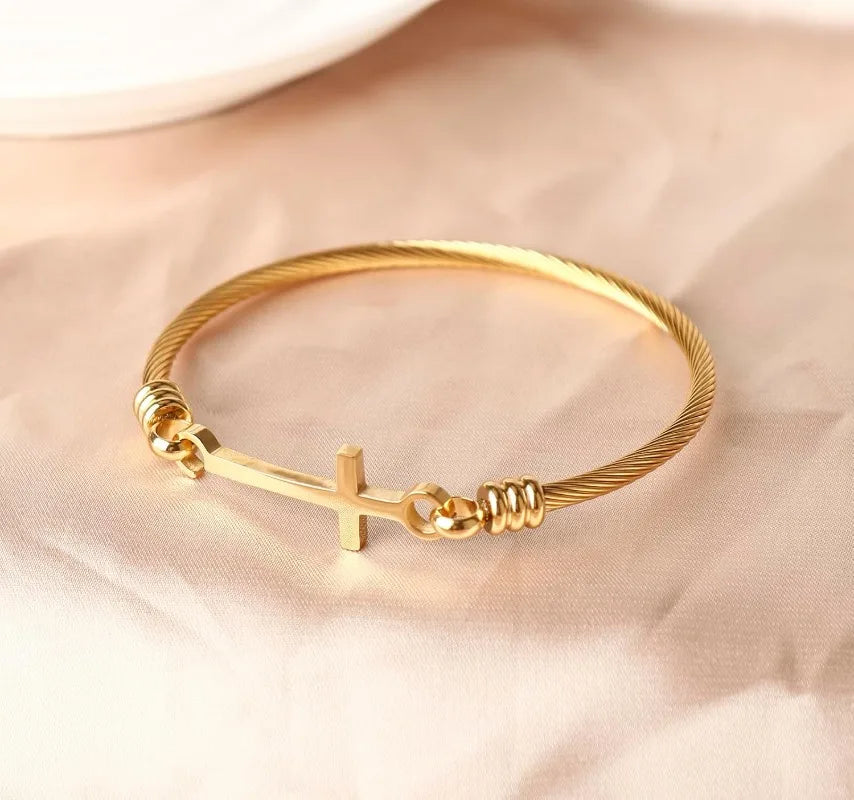 Cross Bracelet - Psalm 46:5