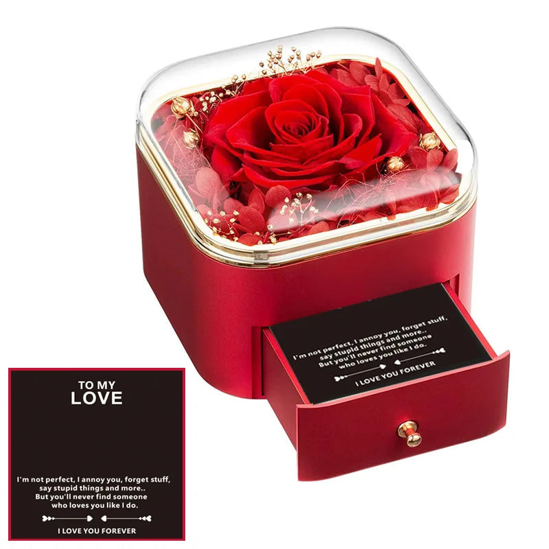 To My Love - Eternal Rose Jewelry Box