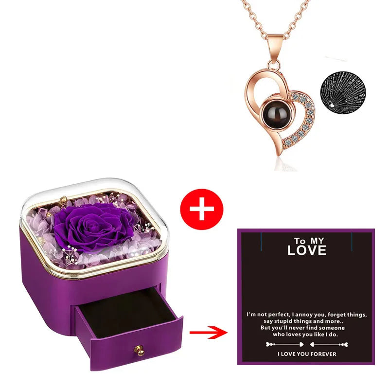 To My Love - Eternal Rose Jewelry Box