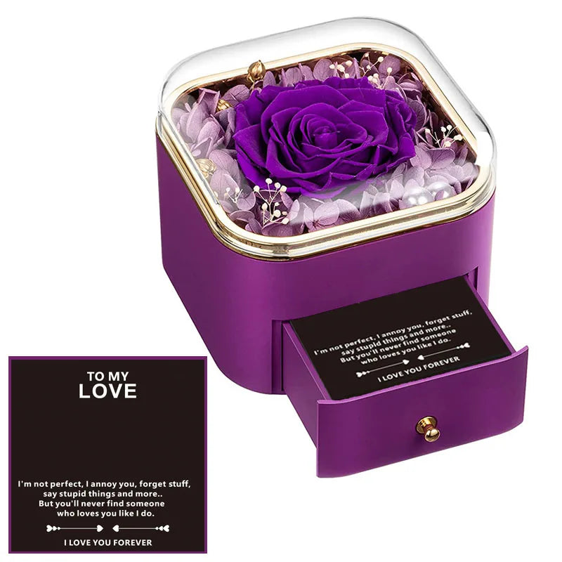 To My Love - Eternal Rose Jewelry Box