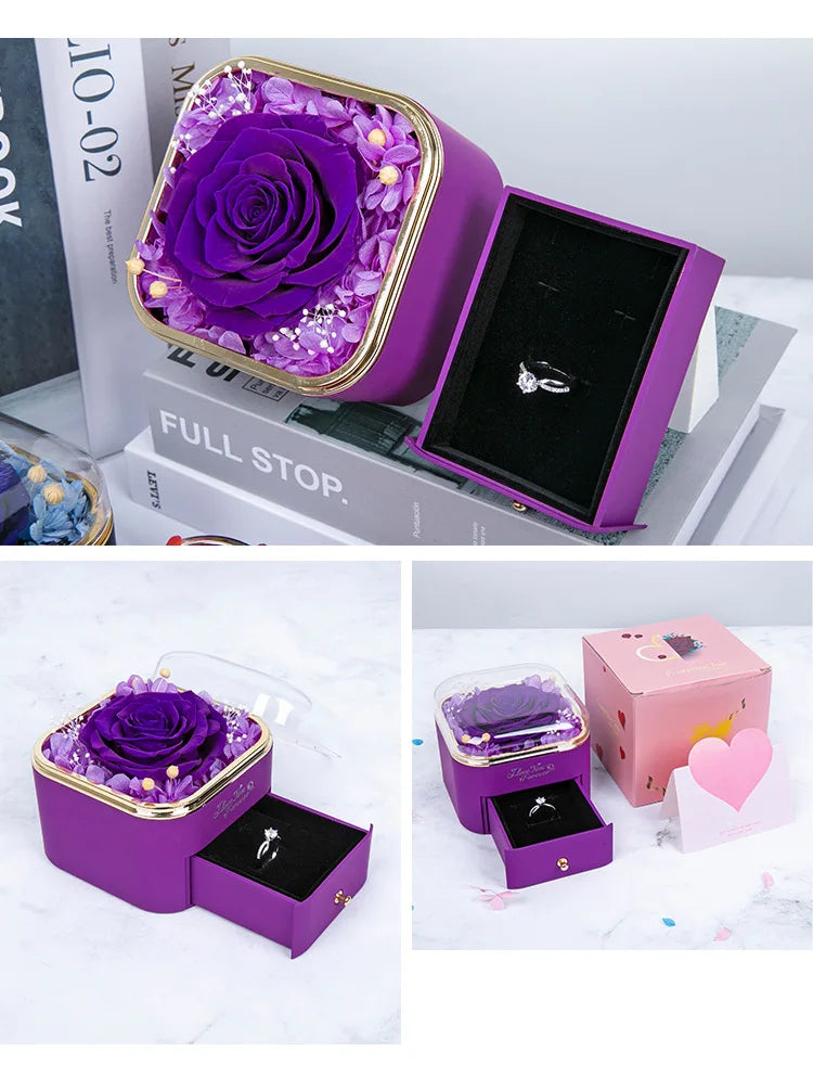 To My Love - Eternal Rose Jewelry Box