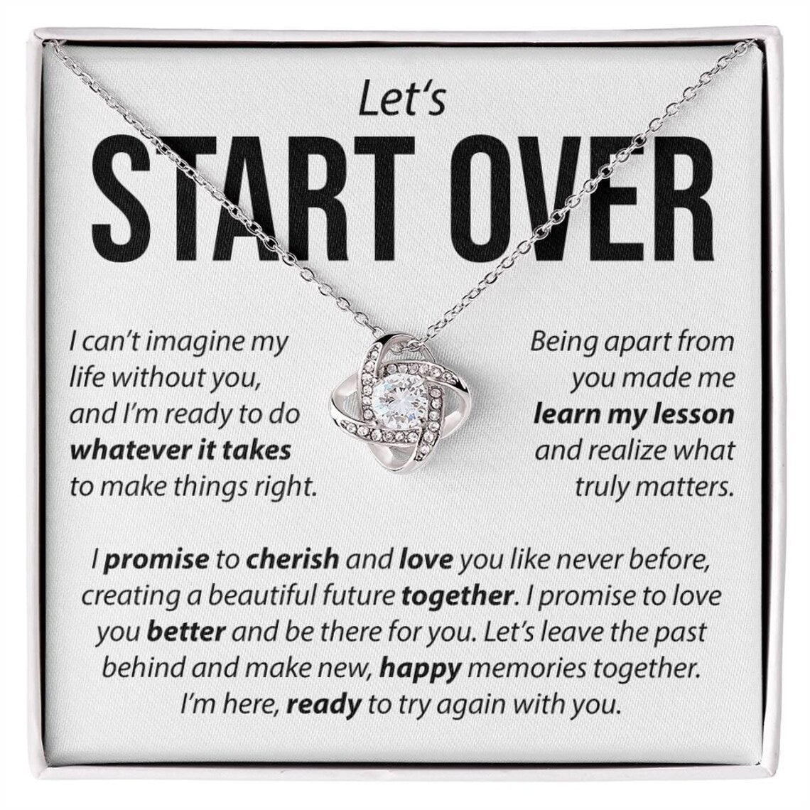 Let's Start Over
