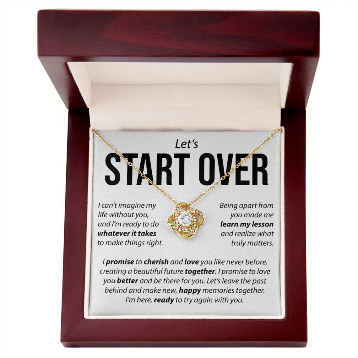 Let's Start Over
