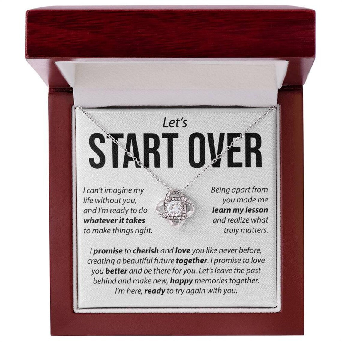 Let's Start Over
