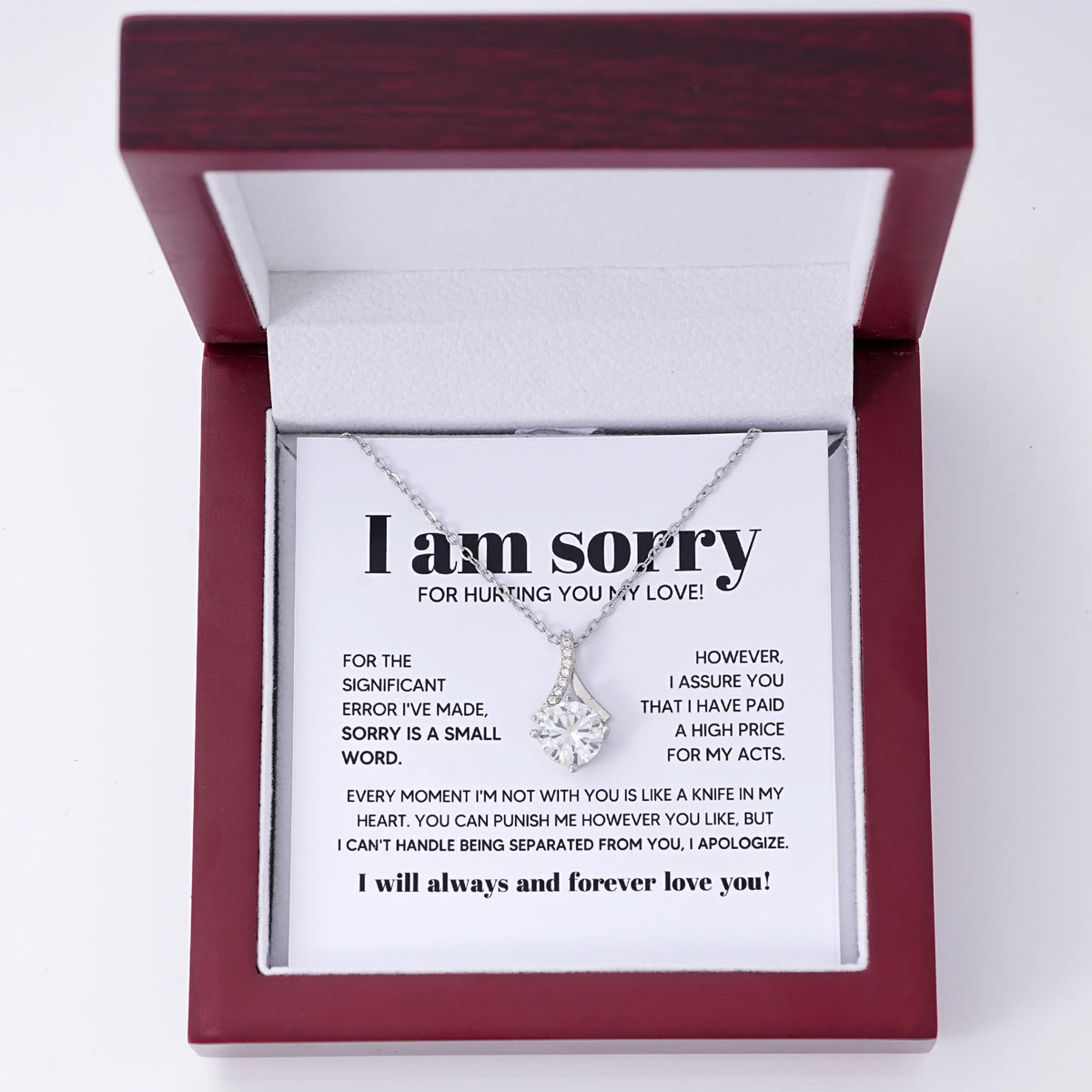 I Am Sorry