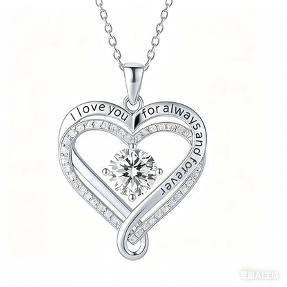 To My Wife - Heart Infinity Pendant