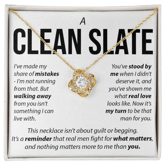 A Clean Slate