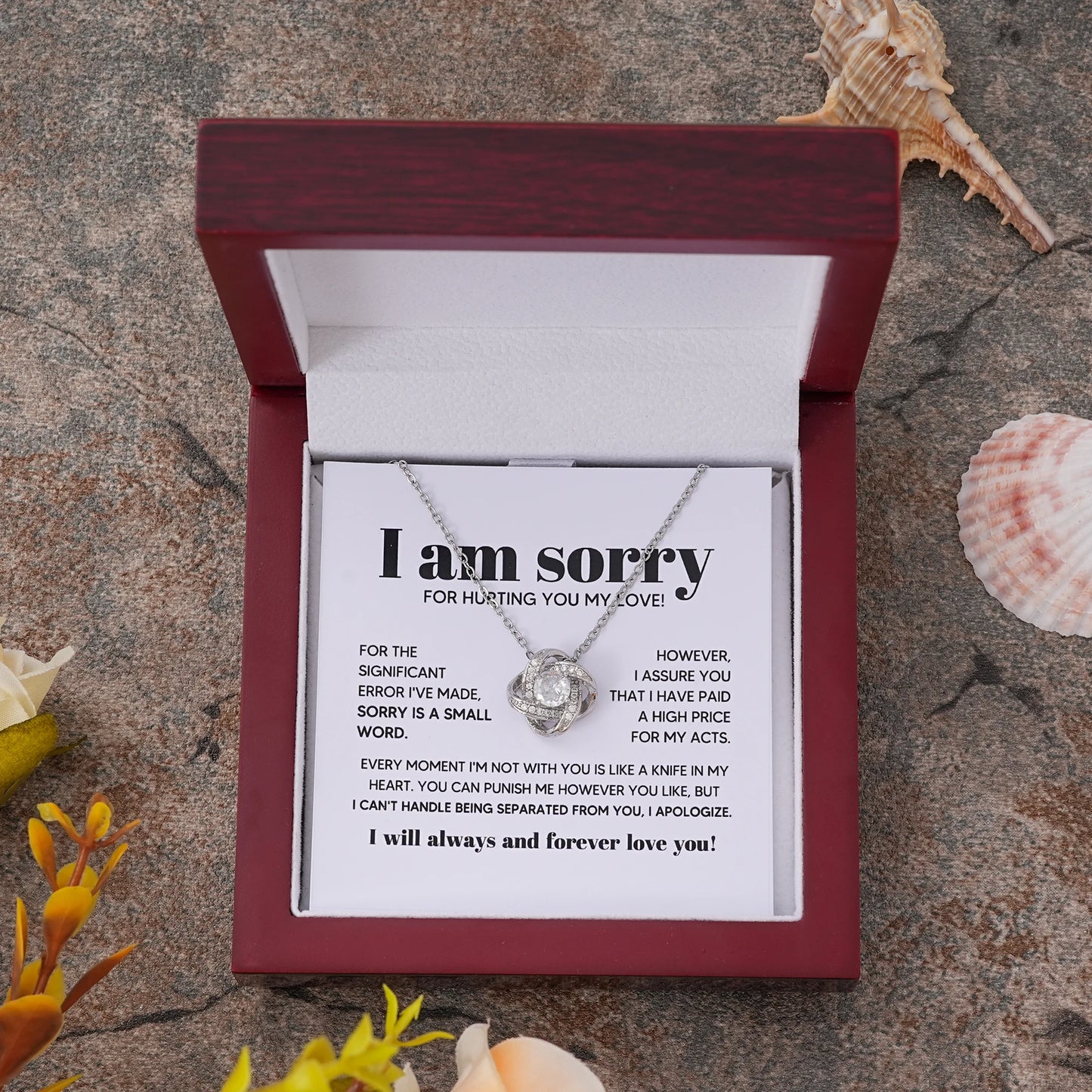 Im Am Sorry Love Knot