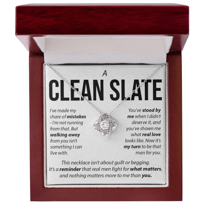 A Clean Slate