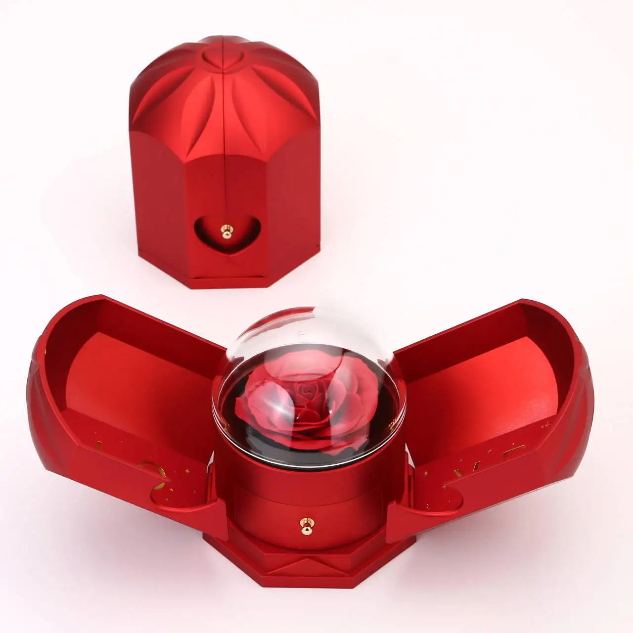 To My Love - Valentine’s Day Hollow Heart Necklace Gift Box