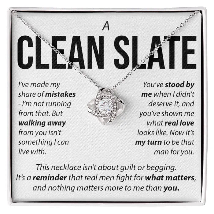 A Clean Slate