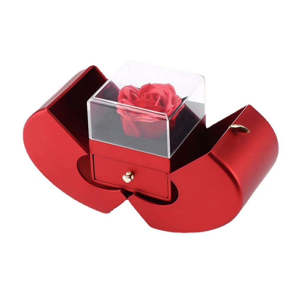 To My Love - Valentine’s Day Apple Rose Necklace Gift Box