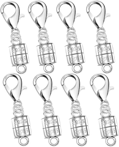 925 Sterling Silver Magnetic Jewelry Clasps