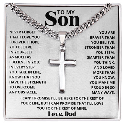 To My Son - Love Mom/Dad