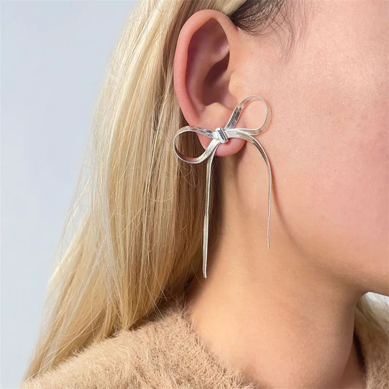Bowknot Stud Earrings