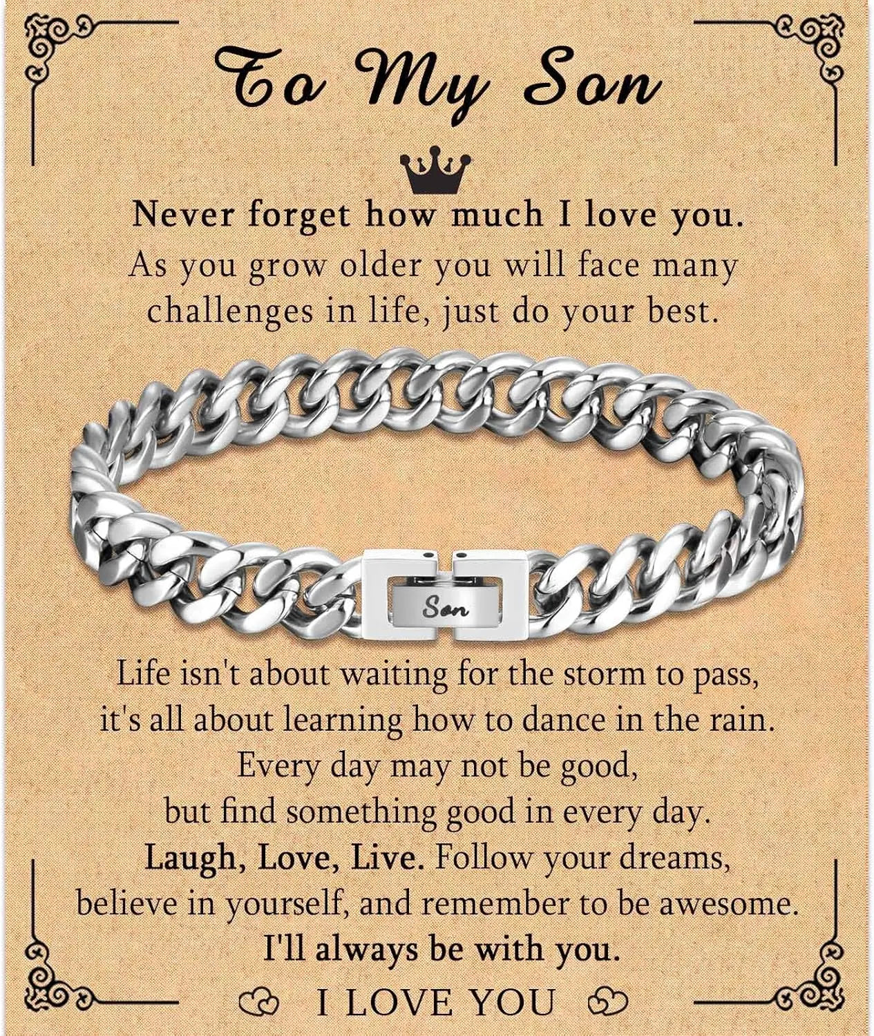 To My (Man/Dad/Boyfriend/Husband/Son)