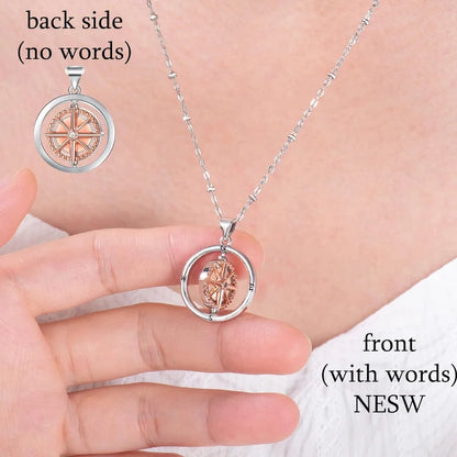 Rotate Compass Necklace
