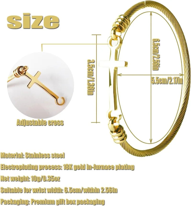 Cross Bracelet  - Psalm 46:5