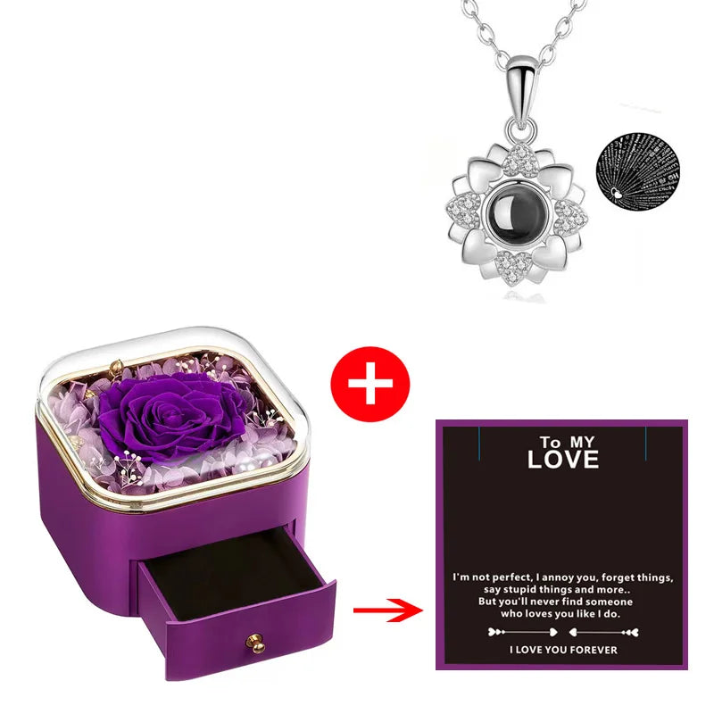 To My Love - Eternal Rose Jewelry Box
