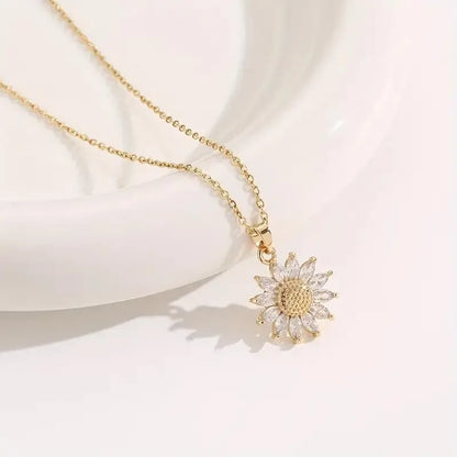 Sunflower Necklace Gift Box Set
