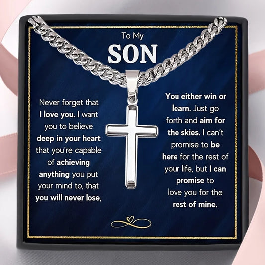 To My Son Cuban Cross