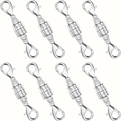 925 Silver Double Lobster Magnetic Jewelry Clasps