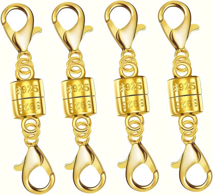 925 Silver Double Lobster Magnetic Jewelry Clasps
