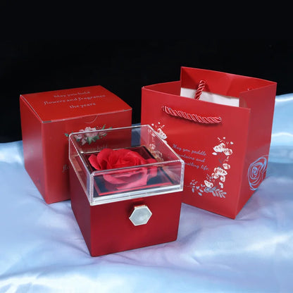 Let's Start Over - Rotating Rose Jewelry Box Set