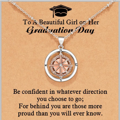 Rotate Compass Necklace