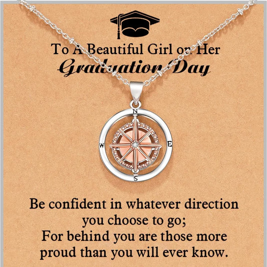 Rotate Compass Necklace