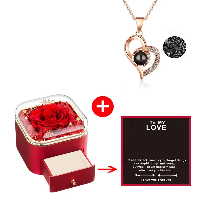 To My Love - Eternal Rose Jewelry Box
