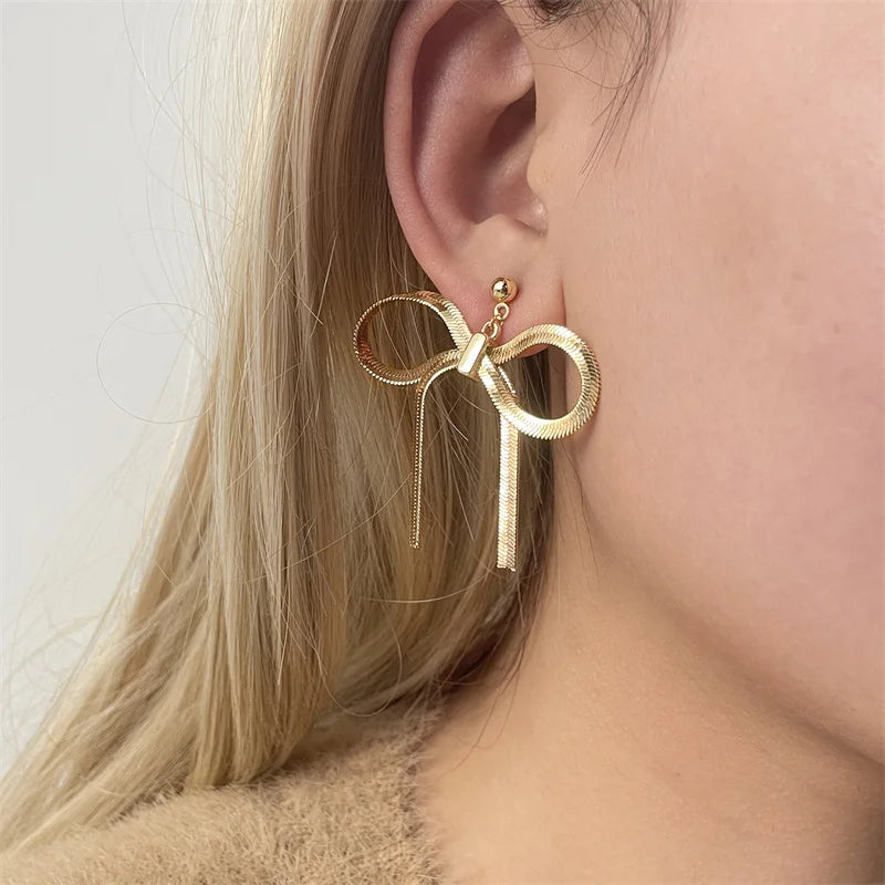 Bowknot Stud Earrings
