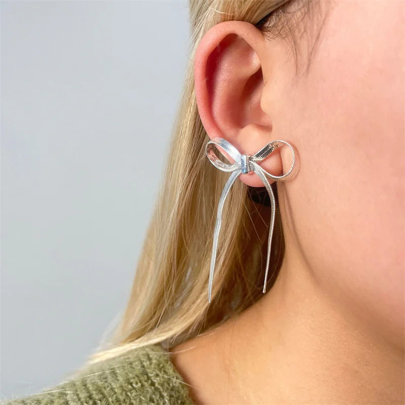 Bowknot Stud Earrings