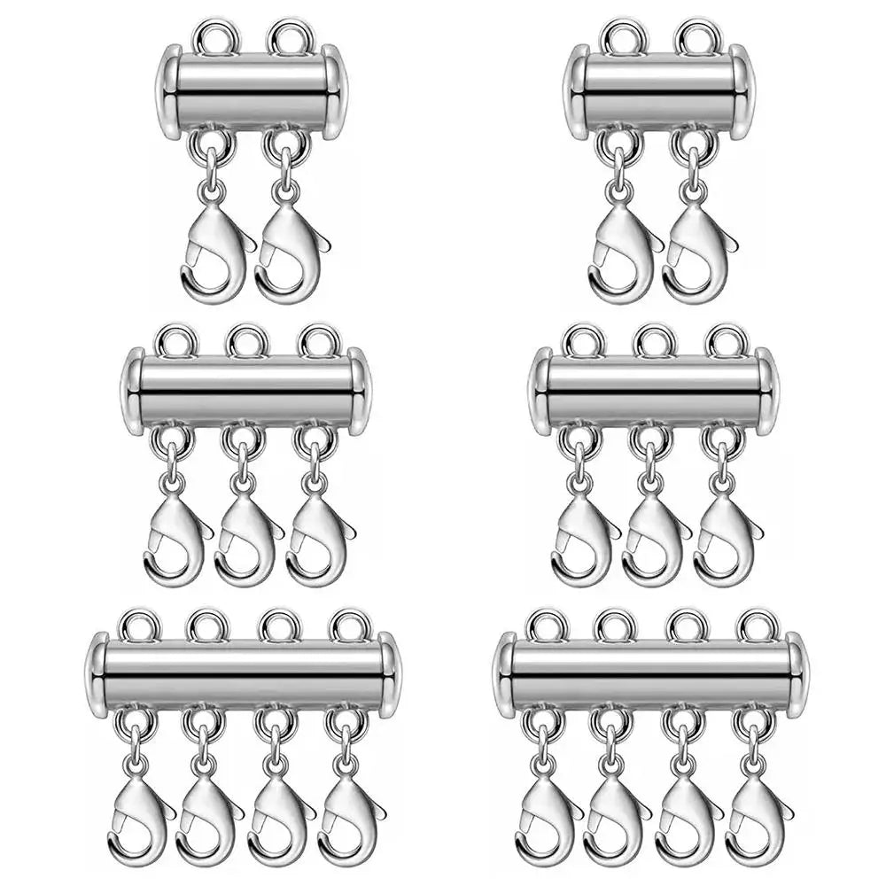 Layered Necklace/Bracelet - Sliding Magnet Tube