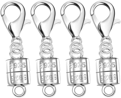 925 Sterling Silver Magnetic Jewelry Clasps
