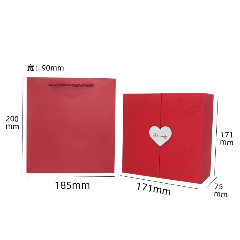 For My Love - 16 Rose Jewelry Box Set