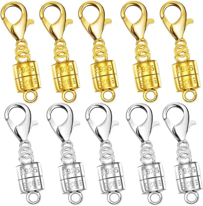 925 Sterling Silver Magnetic Jewelry Clasps
